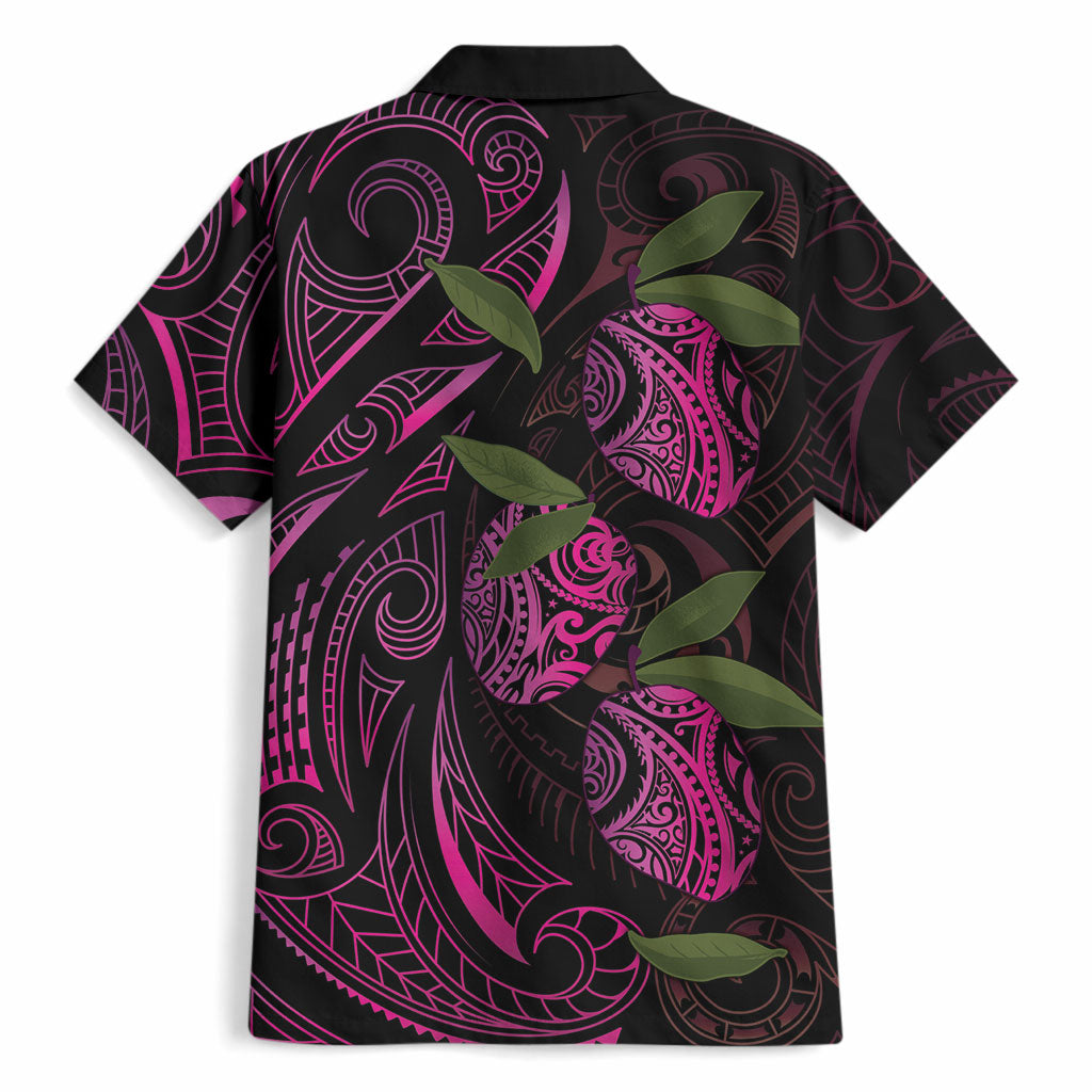 Hawaiian Mango Tribal Tattoo Hawaiian Shirt Pink Pacific Traditional Pattern LT9 - Polynesian Pride