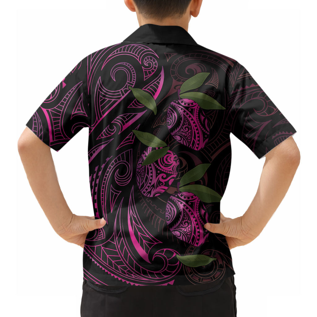 Hawaiian Mango Tribal Tattoo Hawaiian Shirt Pink Pacific Traditional Pattern LT9 - Polynesian Pride