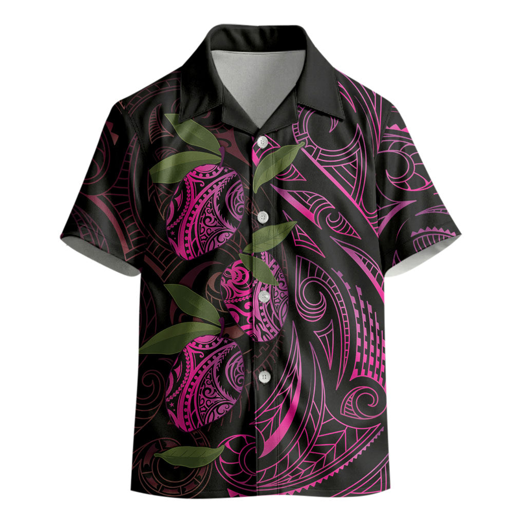 Hawaiian Mango Tribal Tattoo Kid Hawaiian Shirt Pink Pacific Traditional Pattern LT9 - Polynesian Pride