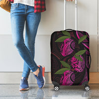 Hawaiian Mango Tribal Tattoo Luggage Cover Pink Pacific Traditional Pattern LT9 - Polynesian Pride