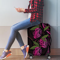 Hawaiian Mango Tribal Tattoo Luggage Cover Pink Pacific Traditional Pattern LT9 - Polynesian Pride