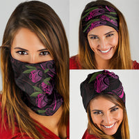 Hawaiian Mango Tribal Tattoo Neck Gaiter Pink Pacific Traditional Pattern LT9 - Polynesian Pride