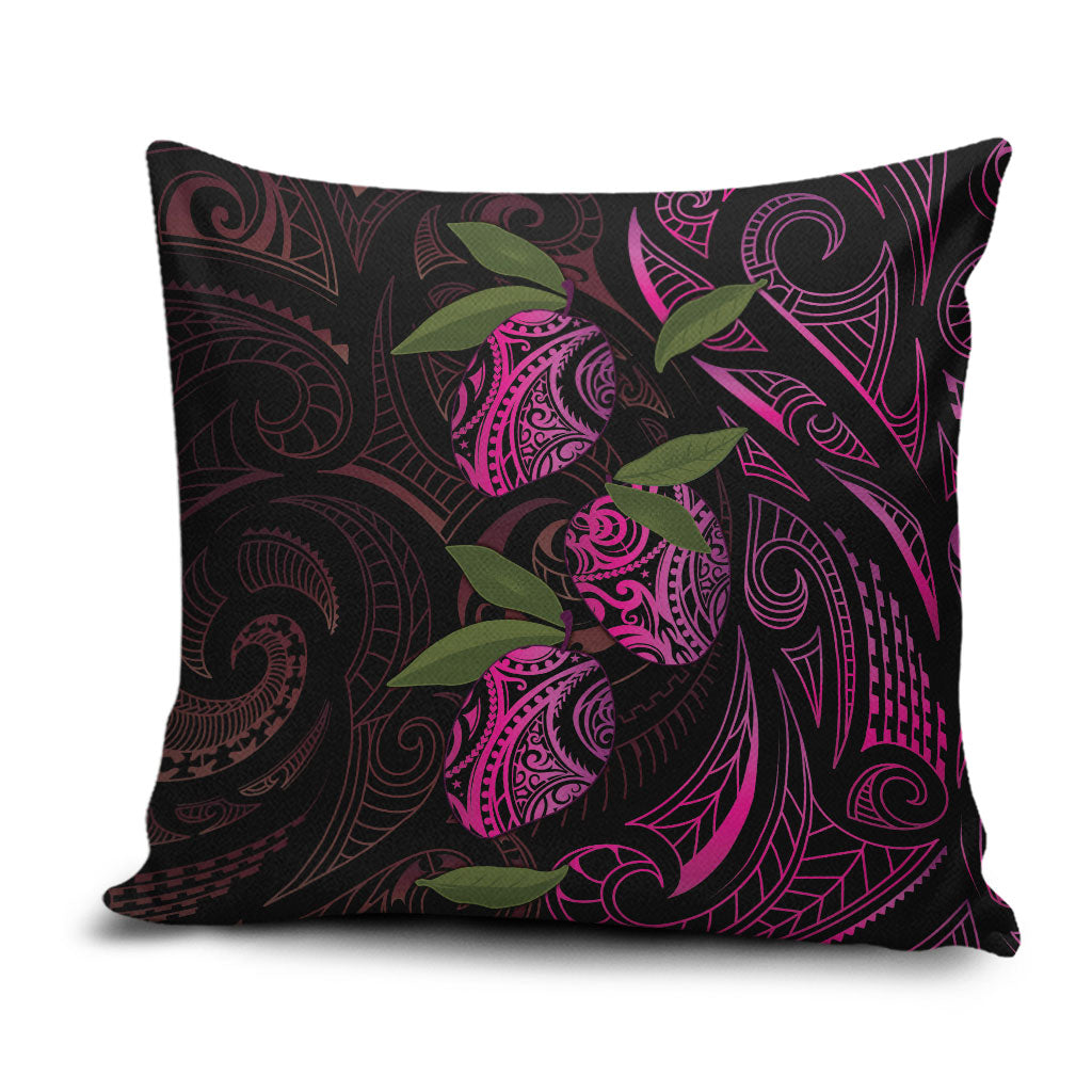 Hawaiian Mango Tribal Tattoo Pillow Cover Pink Pacific Traditional Pattern LT9 Pink - Polynesian Pride