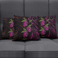 Hawaiian Mango Tribal Tattoo Pillow Cover Pink Pacific Traditional Pattern LT9 - Polynesian Pride