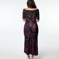 Hawaiian Mango Tribal Tattoo Puletasi Pink Pacific Traditional Pattern LT9 - Polynesian Pride