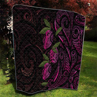 Hawaiian Mango Tribal Tattoo Quilt Pink Pacific Traditional Pattern LT9 - Polynesian Pride
