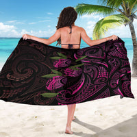 Hawaiian Mango Tribal Tattoo Sarong Pink Pacific Traditional Pattern LT9 - Polynesian Pride