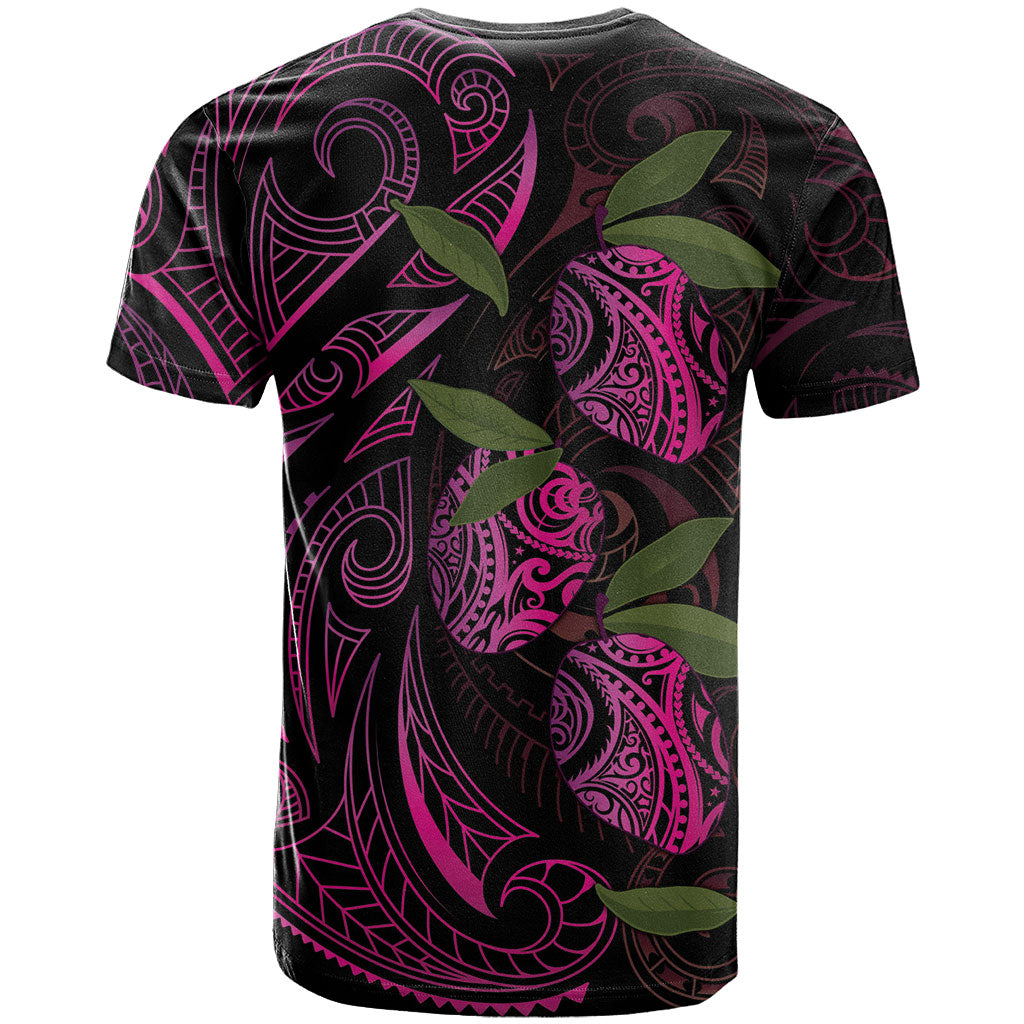 Hawaiian Mango Tribal Tattoo T Shirt Pink Pacific Traditional Pattern LT9 - Polynesian Pride