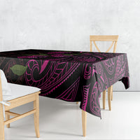 Hawaiian Mango Tribal Tattoo Tablecloth Pink Pacific Traditional Pattern LT9 - Polynesian Pride