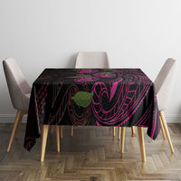 Hawaiian Mango Tribal Tattoo Tablecloth Pink Pacific Traditional Pattern LT9 - Polynesian Pride