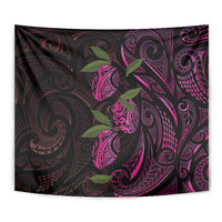 Hawaiian Mango Tribal Tattoo Tapestry Pink Pacific Traditional Pattern LT9 - Polynesian Pride