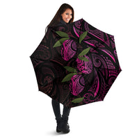 Hawaiian Mango Tribal Tattoo Umbrella Pink Pacific Traditional Pattern LT9 - Polynesian Pride