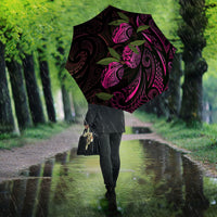 Hawaiian Mango Tribal Tattoo Umbrella Pink Pacific Traditional Pattern LT9 - Polynesian Pride
