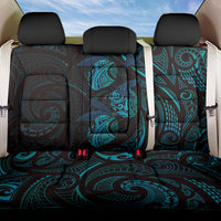 Hawaiian Mango Tribal Tattoo Back Car Seat Cover Teal Pacific Traditional Pattern LT9 One Size Teal - Polynesian Pride