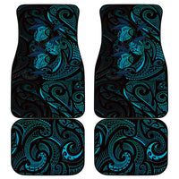 Hawaiian Mango Tribal Tattoo Car Mats Teal Pacific Traditional Pattern LT9 - Polynesian Pride
