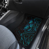 Hawaiian Mango Tribal Tattoo Car Mats Teal Pacific Traditional Pattern LT9 - Polynesian Pride
