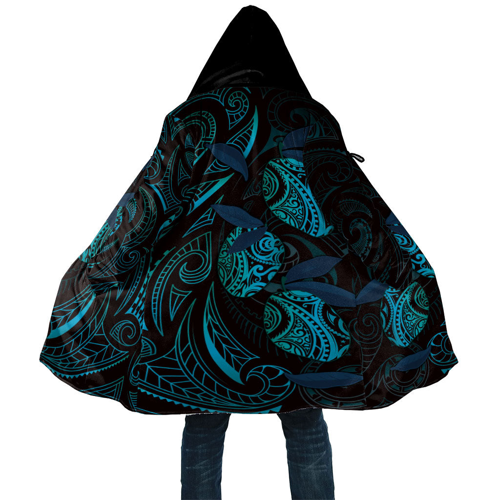 Hawaiian Mango Tribal Tattoo Cloak Teal Pacific Traditional Pattern LT9 Unisex Teal - Polynesian Pride