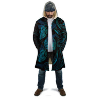 Hawaiian Mango Tribal Tattoo Cloak Teal Pacific Traditional Pattern LT9 - Polynesian Pride