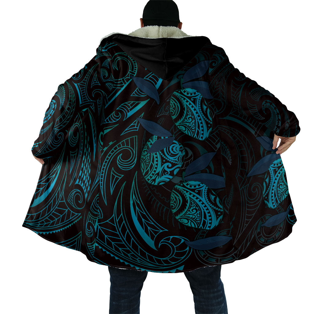 Hawaiian Mango Tribal Tattoo Cloak Teal Pacific Traditional Pattern LT9 - Polynesian Pride
