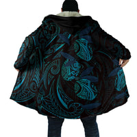 Hawaiian Mango Tribal Tattoo Cloak Teal Pacific Traditional Pattern LT9 - Polynesian Pride