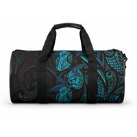 Hawaiian Mango Tribal Tattoo Duffle Bag Teal Pacific Traditional Pattern LT9 One size Teal - Polynesian Pride