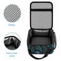 Hawaiian Mango Tribal Tattoo Lunch Bag Teal Pacific Traditional Pattern LT9 - Polynesian Pride
