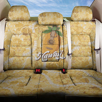 Hawaiian Mango Ukulele Back Car Seat Cover Retro Yellow Hibiscus Pikake Lei LT9 One Size Yellow - Polynesian Pride
