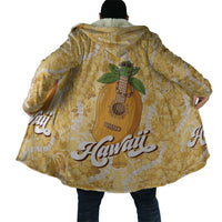 Hawaiian Mango Ukulele Cloak Retro Yellow Hibiscus Pikake Lei LT9 - Polynesian Pride