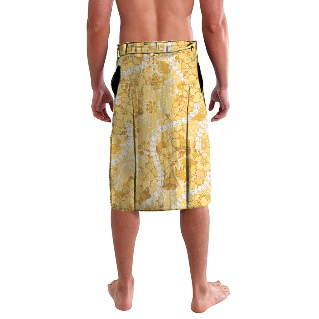 Hawaiian Mango Ukulele Lavalava Retro Yellow Hibiscus Pikake Lei LT9 - Polynesian Pride