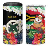 Personalised Vanuatu Joyeux Noel 4 in 1 Can Cooler Tumbler Proud To Be a Ni-Van Sand Drawing Art LT9 One Size: 16 oz Red - Polynesian Pride