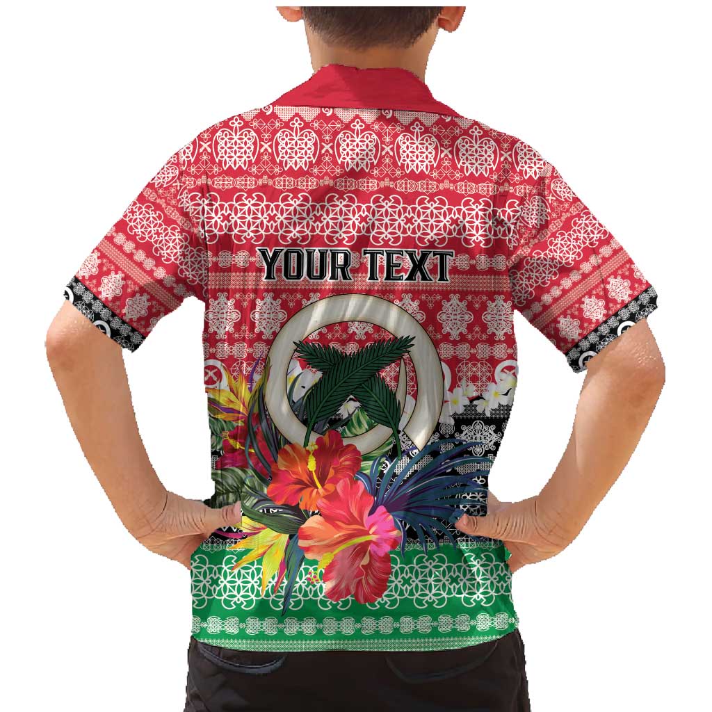 Personalised Vanuatu Joyeux Noel Family Matching Mermaid Dress and Hawaiian Shirt Proud To Be a Ni-Van Sand Drawing Art LT9 - Polynesian Pride