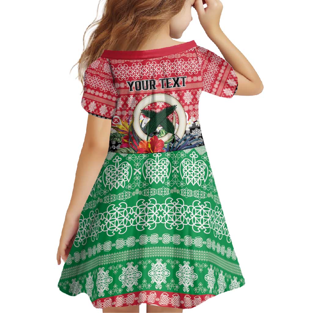 Personalised Vanuatu Joyeux Noel Family Matching Short Sleeve Bodycon Dress and Hawaiian Shirt Proud To Be a Ni-Van Sand Drawing Art LT9 - Polynesian Pride