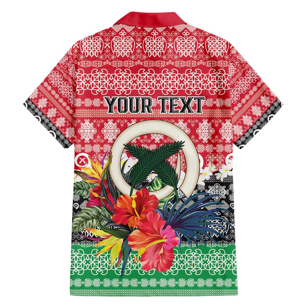 Personalised Vanuatu Joyeux Noel Family Matching Short Sleeve Bodycon Dress and Hawaiian Shirt Proud To Be a Ni-Van Sand Drawing Art LT9 - Polynesian Pride