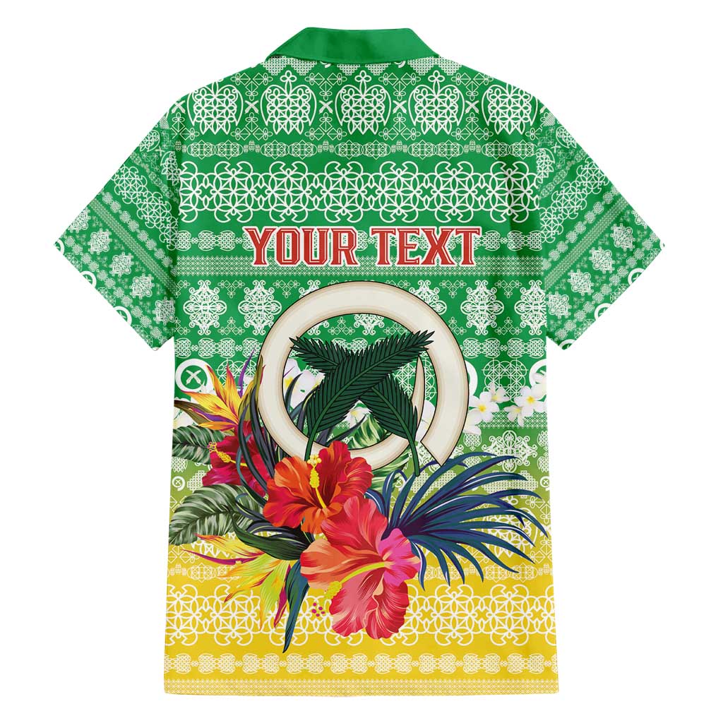 Personalised Malampa Joyeux Noel Family Matching Short Sleeve Bodycon Dress and Hawaiian Shirt Proud To Be a Ni-Van Sand Drawing Art LT9 - Polynesian Pride