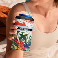 Personalised Penama Joyeux Noel 4 in 1 Can Cooler Tumbler Proud To Be a Ni-Van Sand Drawing Art LT9 - Polynesian Pride