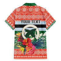 Personalised Penama Joyeux Noel Family Matching Mermaid Dress and Hawaiian Shirt Proud To Be a Ni-Van Sand Drawing Art LT9 - Polynesian Pride