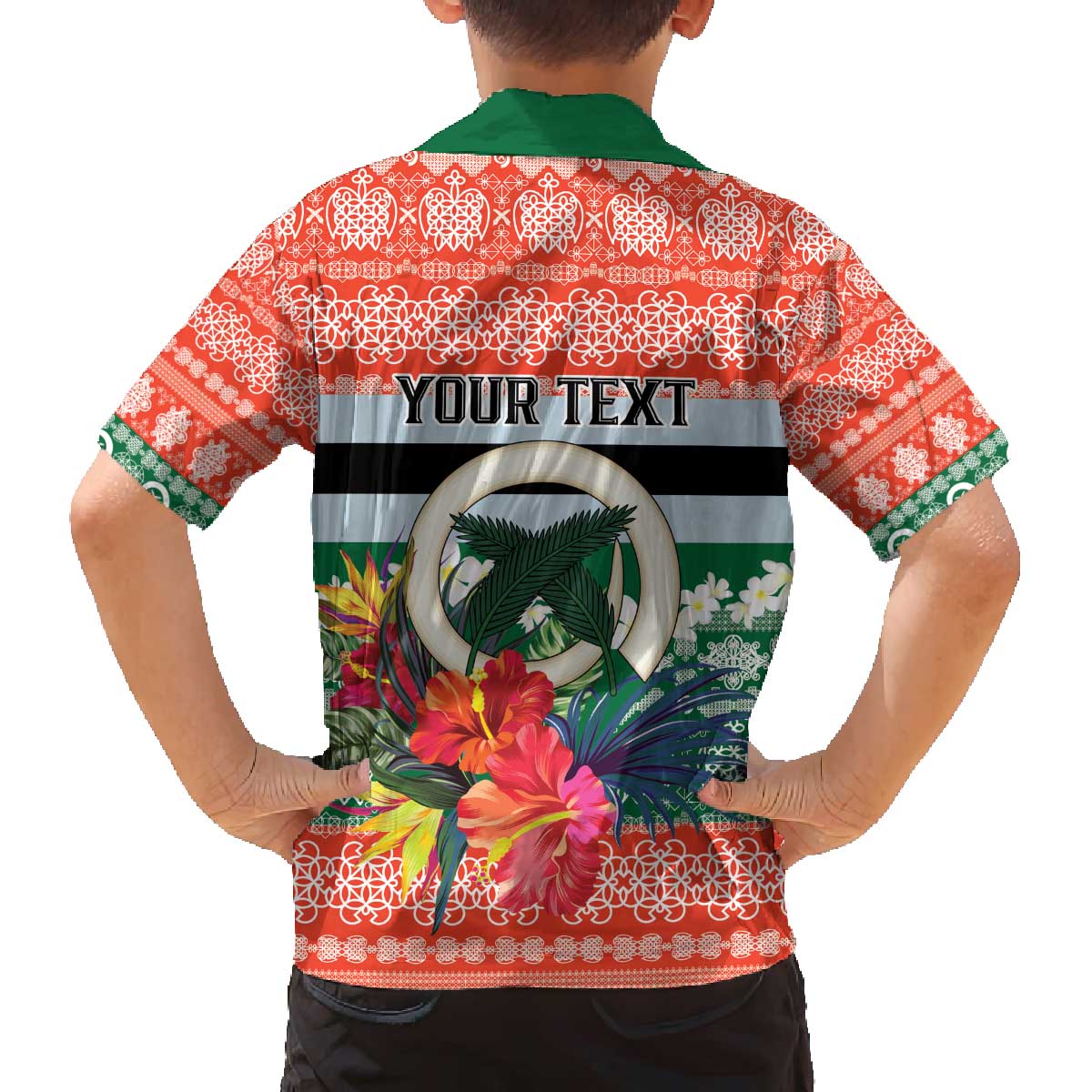 Personalised Penama Joyeux Noel Family Matching Off The Shoulder Long Sleeve Dress and Hawaiian Shirt Proud To Be a Ni-Van Sand Drawing Art LT9 - Polynesian Pride
