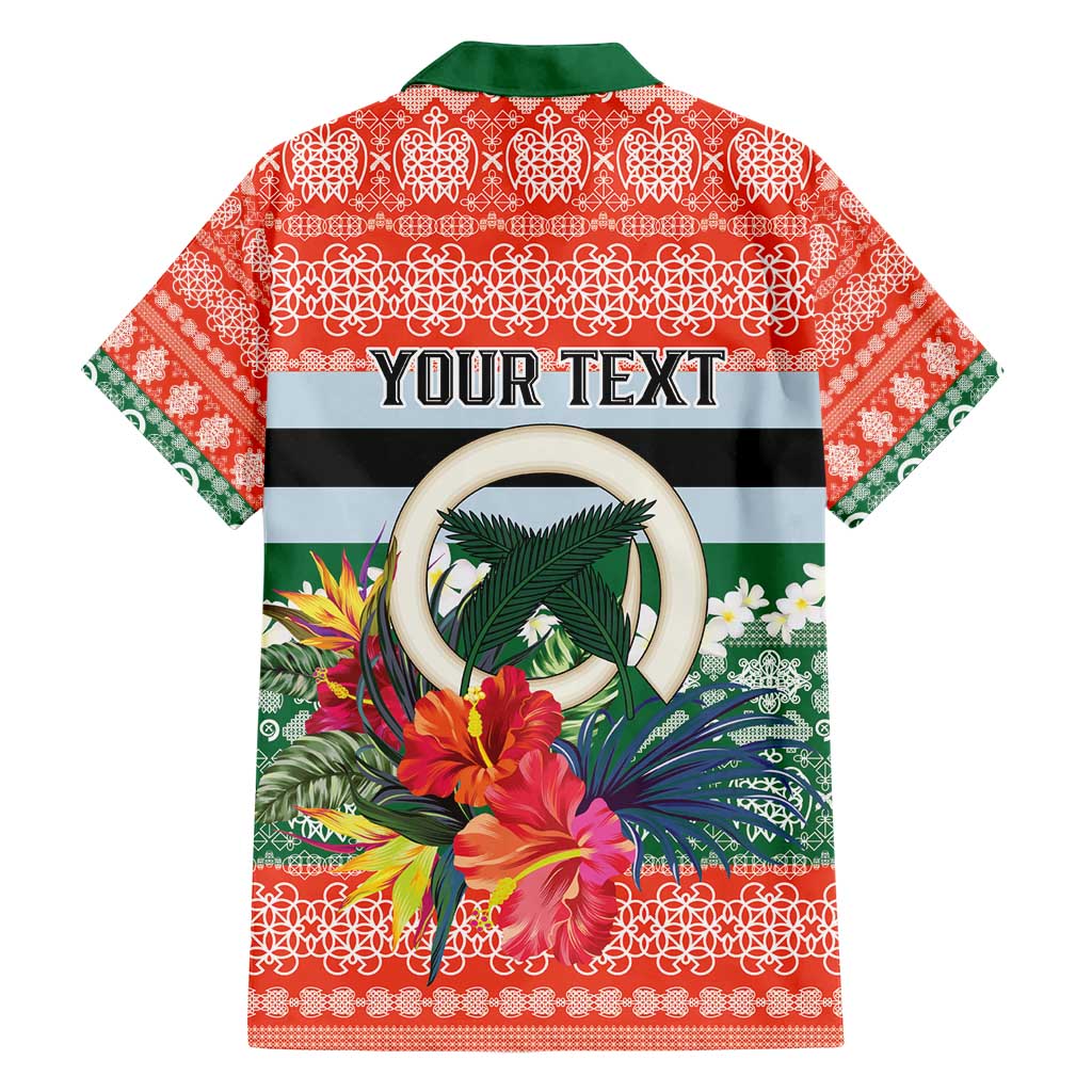 Personalised Penama Joyeux Noel Hawaiian Shirt Proud To Be a Ni-Van Sand Drawing Art - Polynesian Pride