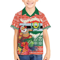 Personalised Penama Joyeux Noel Hawaiian Shirt Proud To Be a Ni-Van Sand Drawing Art - Polynesian Pride