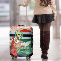 Personalised Penama Joyeux Noel Luggage Cover Proud To Be a Ni-Van Sand Drawing Art - Polynesian Pride