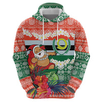 Personalised Penama Joyeux Noel Zip Hoodie Proud To Be a Ni-Van Sand Drawing Art - Polynesian Pride