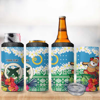 Personalised Sanma Joyeux Noel 4 in 1 Can Cooler Tumbler Proud To Be a Ni-Van Sand Drawing Art LT9 - Polynesian Pride