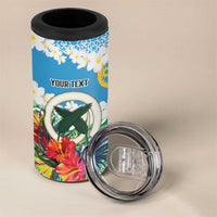 Personalised Sanma Joyeux Noel 4 in 1 Can Cooler Tumbler Proud To Be a Ni-Van Sand Drawing Art LT9 - Polynesian Pride