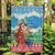 Personalised Sanma Joyeux Noel Garden Flag Proud To Be a Ni-Van Sand Drawing Art - Polynesian Pride