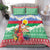Personalised Shefa Joyeux Noel Bedding Set Proud To Be a Ni-Van Sand Drawing Art - Polynesian Pride