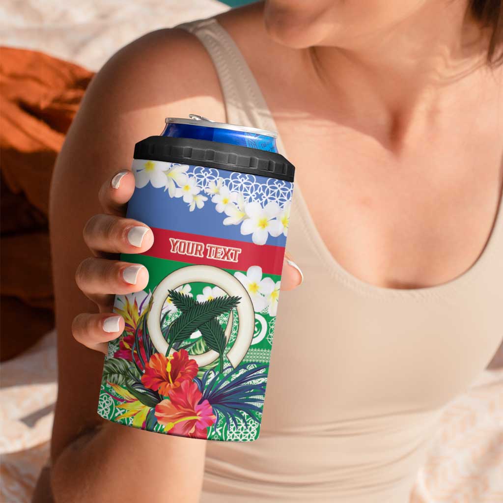 Personalised Shefa Joyeux Noel 4 in 1 Can Cooler Tumbler Proud To Be a Ni-Van Sand Drawing Art - Polynesian Pride