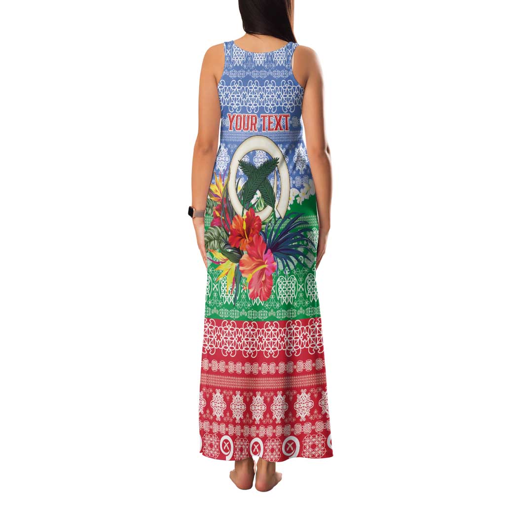 Personalised Shefa Joyeux Noel Family Matching Tank Maxi Dress and Hawaiian Shirt Proud To Be a Ni-Van Sand Drawing Art LT9 - Polynesian Pride