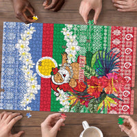 Personalised Shefa Joyeux Noel Puzzle Proud To Be a Ni-Van Sand Drawing Art LT9 - Polynesian Pride