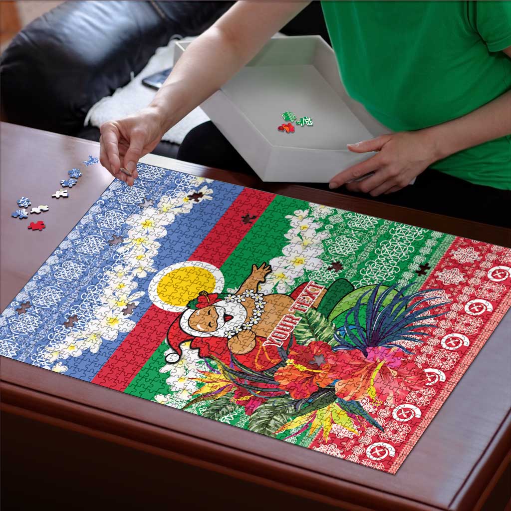 Personalised Shefa Joyeux Noel Puzzle Proud To Be a Ni-Van Sand Drawing Art LT9 - Polynesian Pride