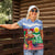 Personalised Shefa Joyeux Noel Women Polo Shirt Proud To Be a Ni-Van Sand Drawing Art - Polynesian Pride